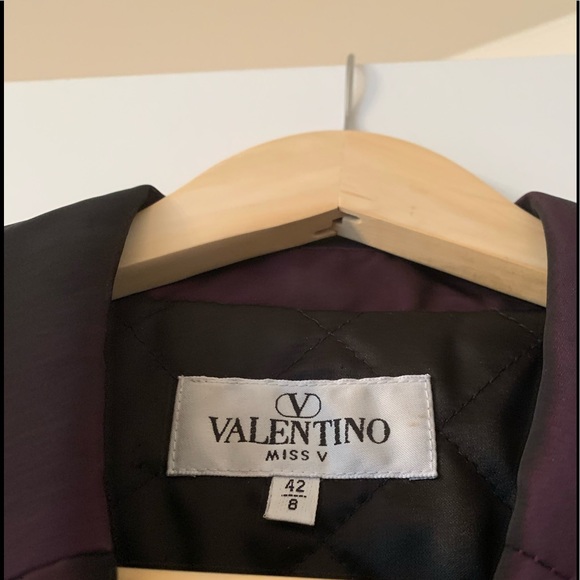 Valentino Miss V Belted Coat Made In Italy - Picture 8 of 14